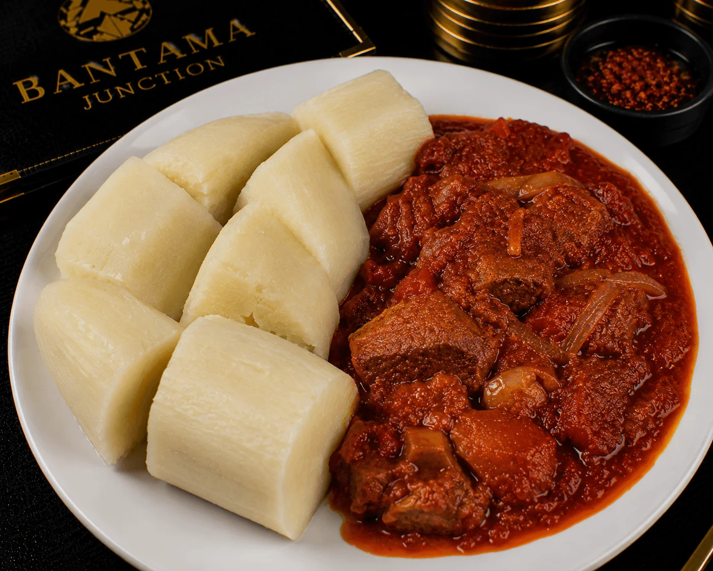Boiled Yam & Stew