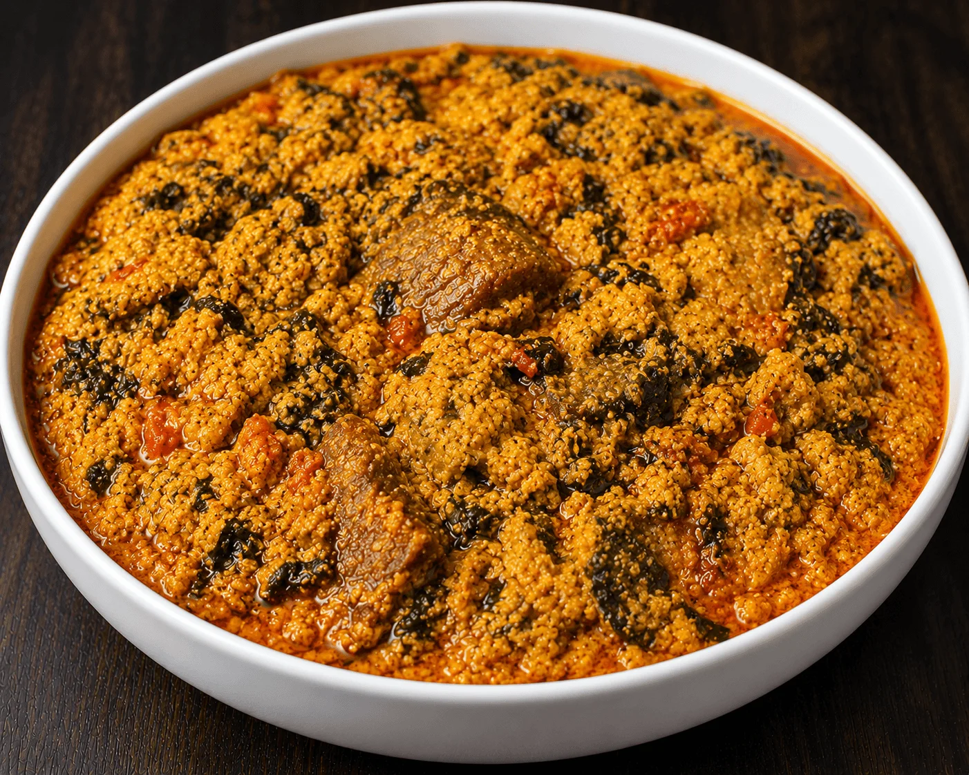 Egusi Sauce (meat/fish)