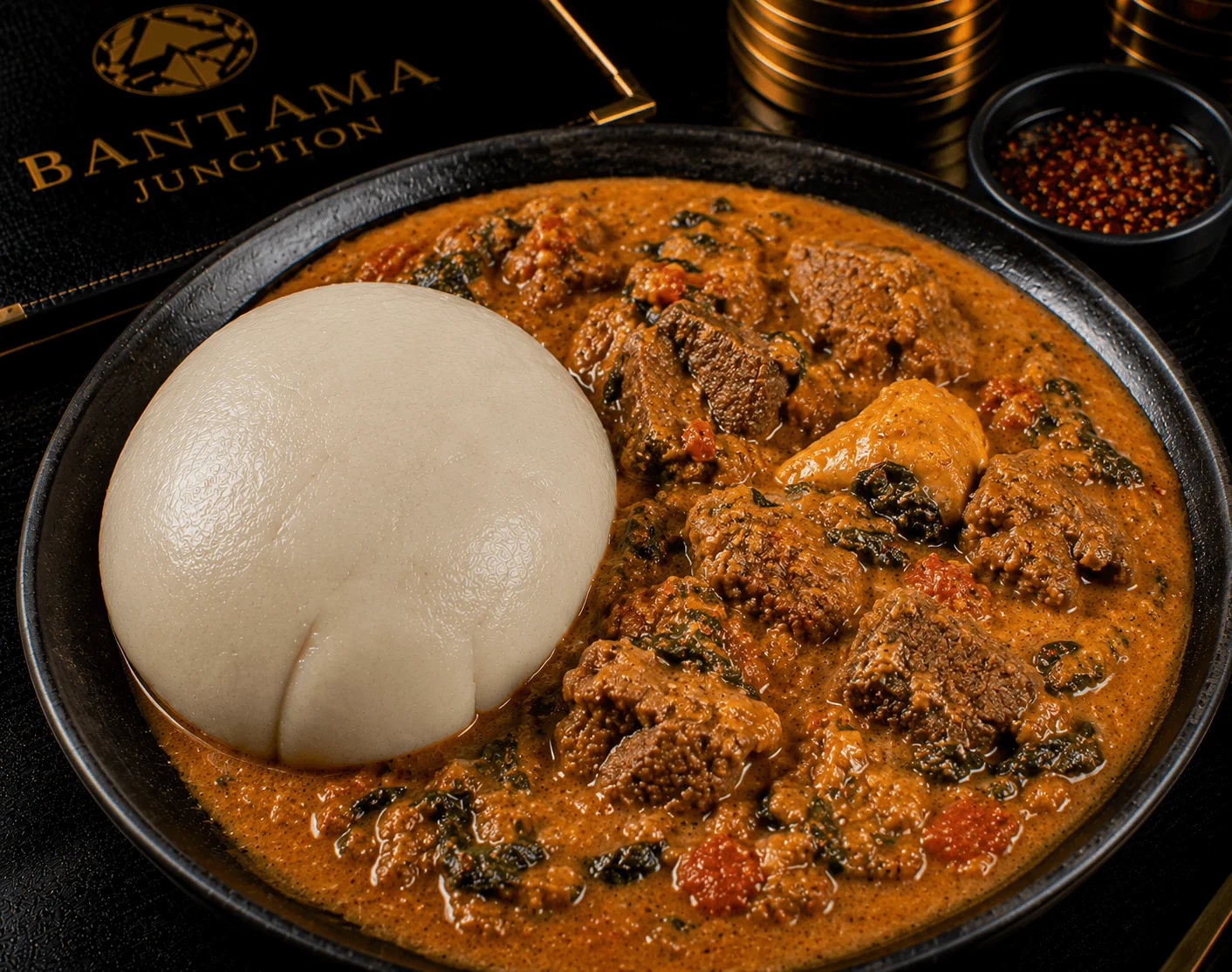 Fufu with Peanut Soup
